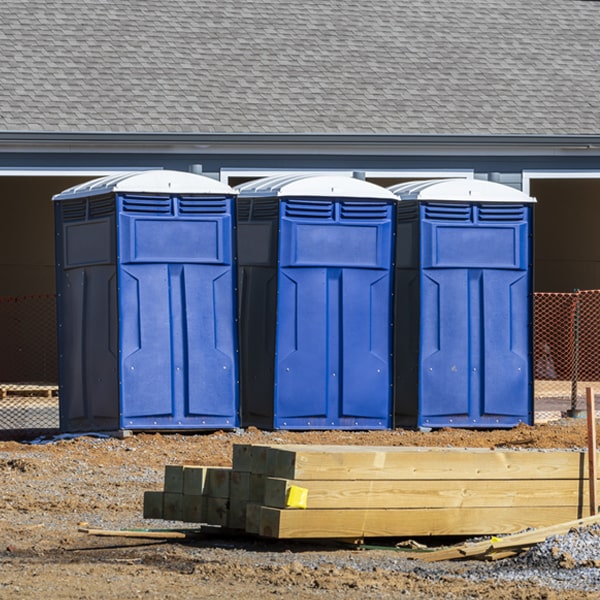 are there any options for portable shower rentals along with the porta potties in Hidden Valley